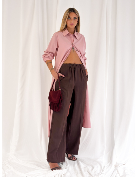 Poplin shirt dress