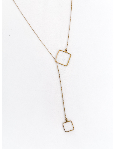 Collana quadrati regolabile