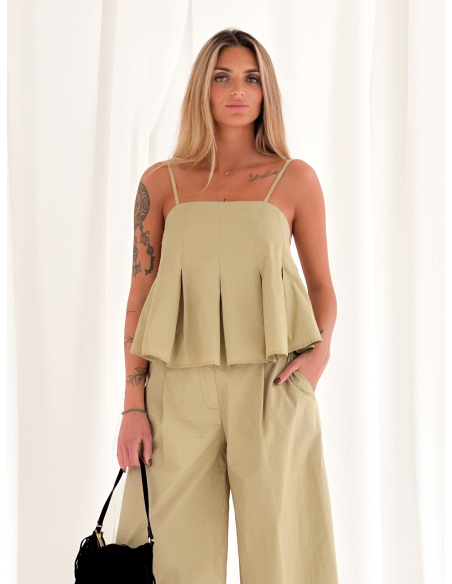 Cottone Top with Panels