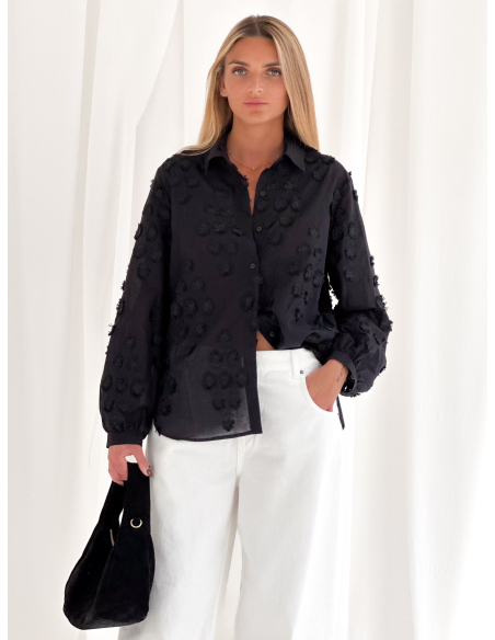 Camicia in stampa jacquard