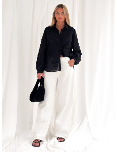 Camicia in stampa jacquard
