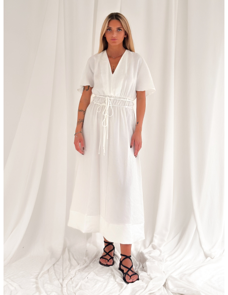 Maxi Dress con cinturini in vita
