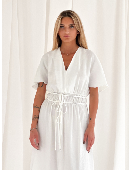 Maxi Dress con cinturini in vita