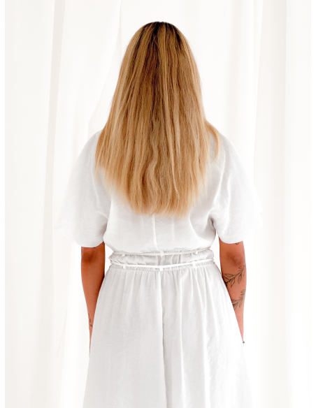 Maxi Dress with Waist Straps
