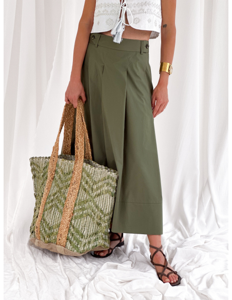 Maxi cotton skirt