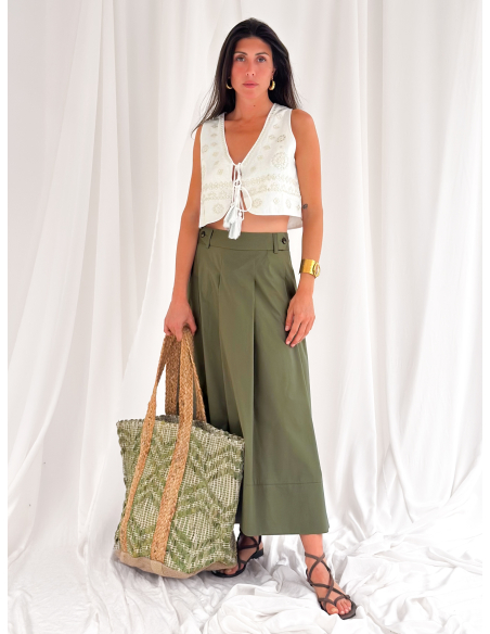 Maxi cotton skirt