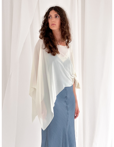 Viscose crepe stole