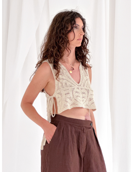 Crochet vest