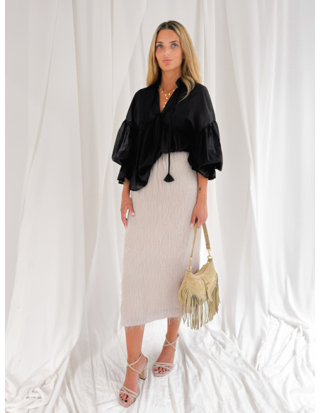 Cotton muslin blouse