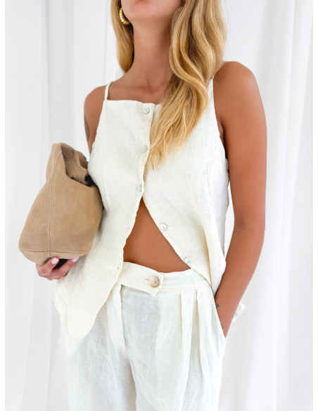 Gilet in lino