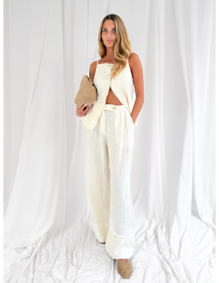Linen vest