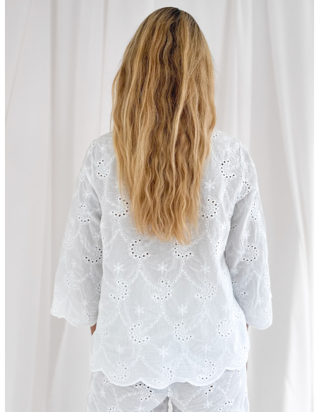 Broderie anglaise shirt