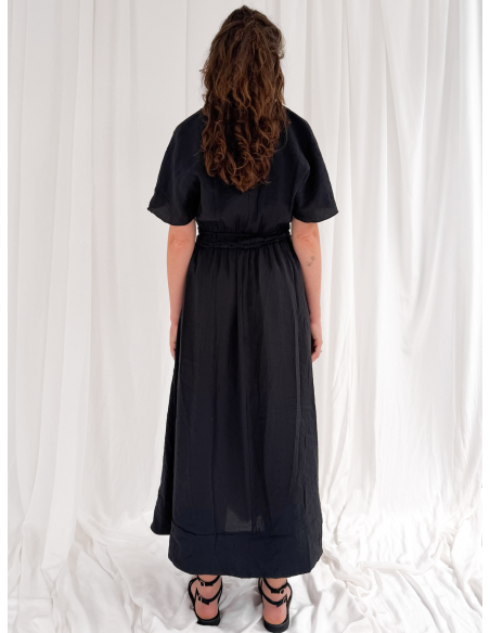 Maxi Dress with Waist Straps