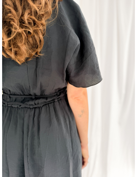 Maxi Dress with Waist Straps
