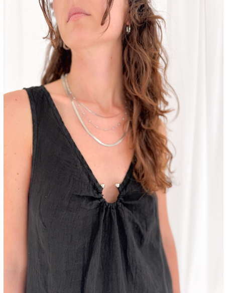 linen maxi dress