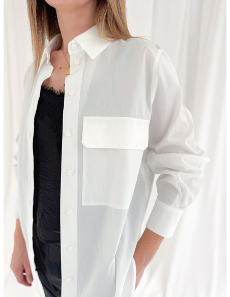 Camicia in popeline di cotone