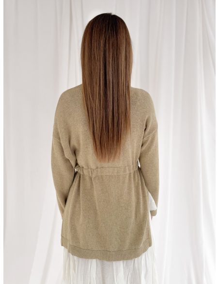 Viscose blend cardigan