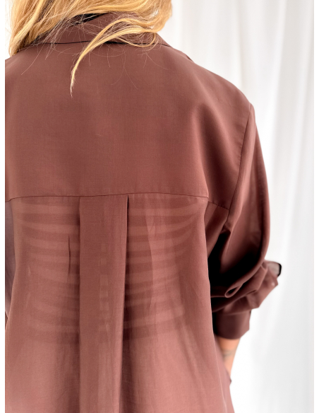 Eucalyptus viscose shirt with pockets