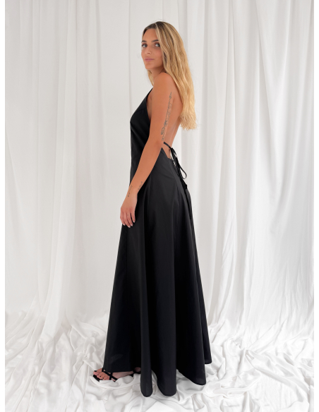 Maxi dress in cotone