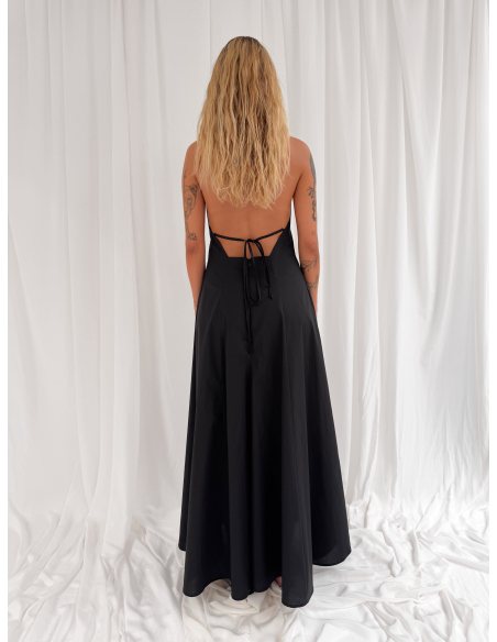 Maxi dress in cotone