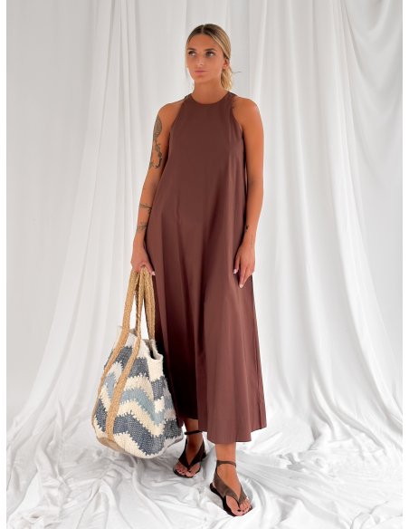 Sleeveless Flared Maxi Dress