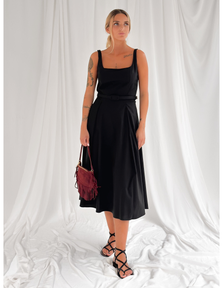 Belted Midi Dress