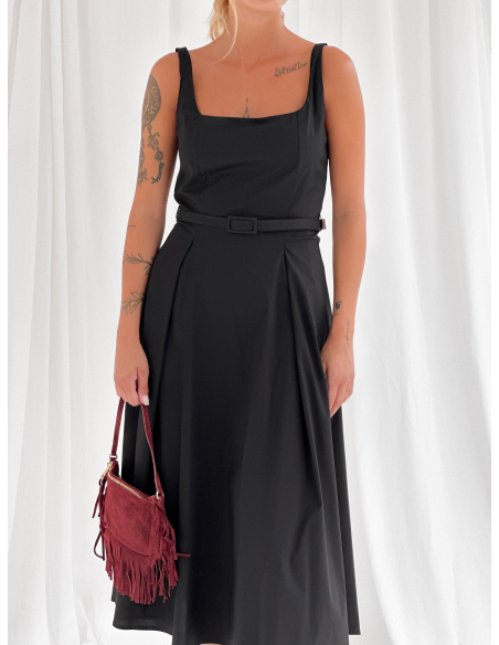 Belted Midi Dress