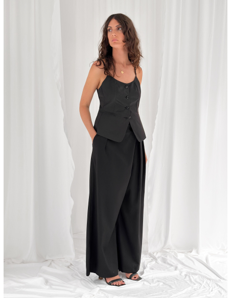 Gilet a bustier in satin