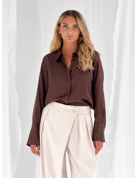 Camicia in Raso di Viscosa