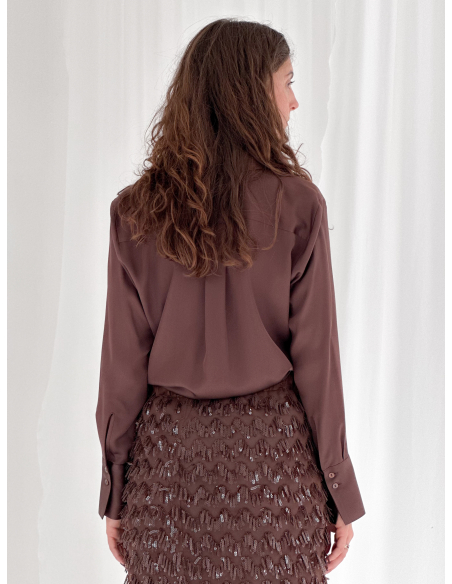 Camicia in Raso di Viscosa