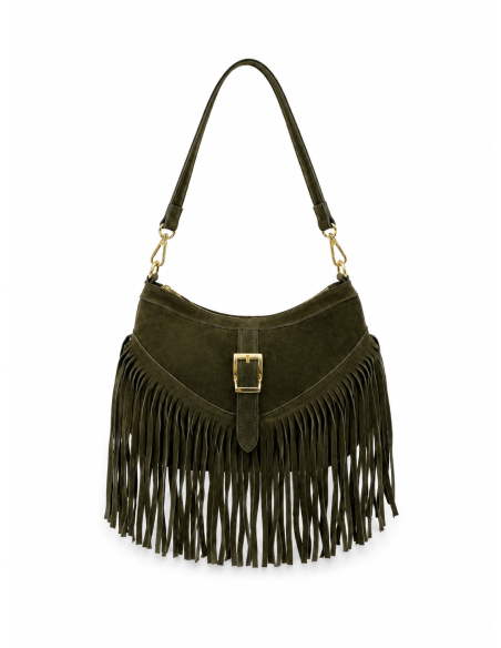 Jade suede bag