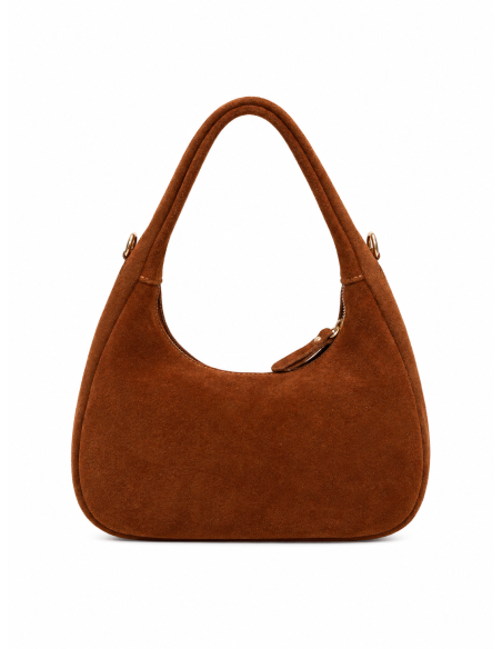 Rose suede bag