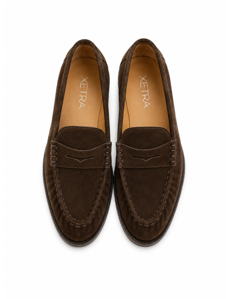 Suede slip on