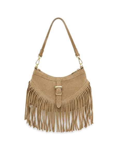 Jade suede sand bag