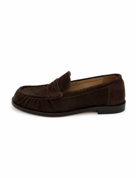 Leather slip on