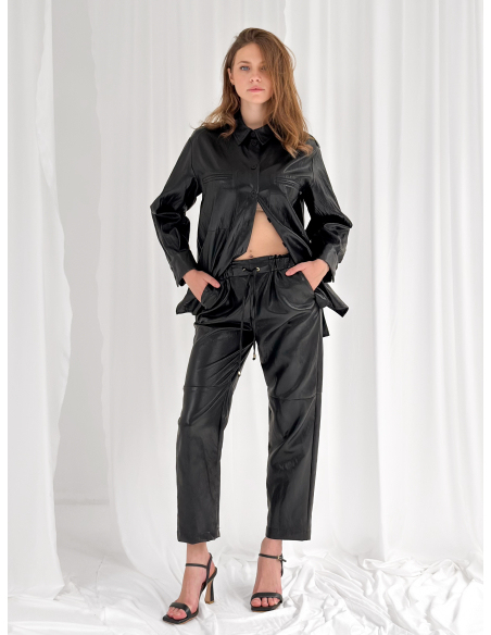 Eco leather Jogger