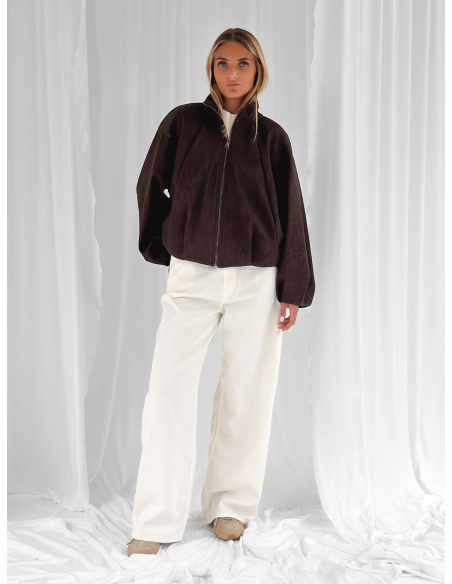 Bomber in ecopelle