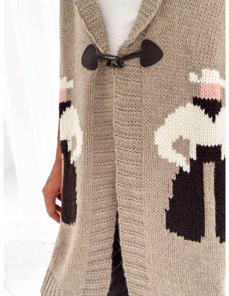 Gilet western in jacquard