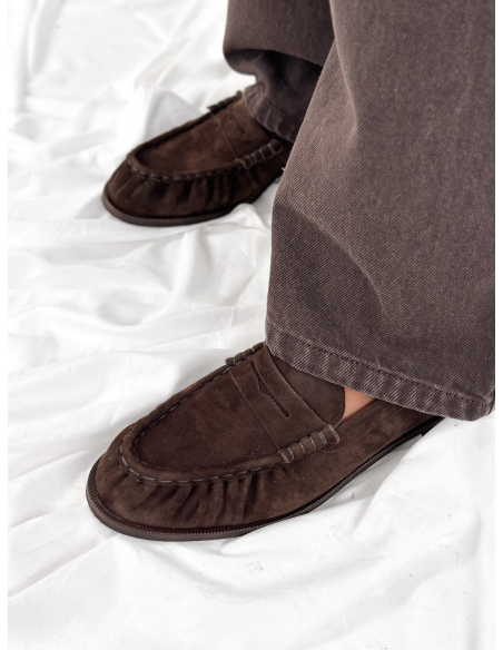 Mocassino in suede