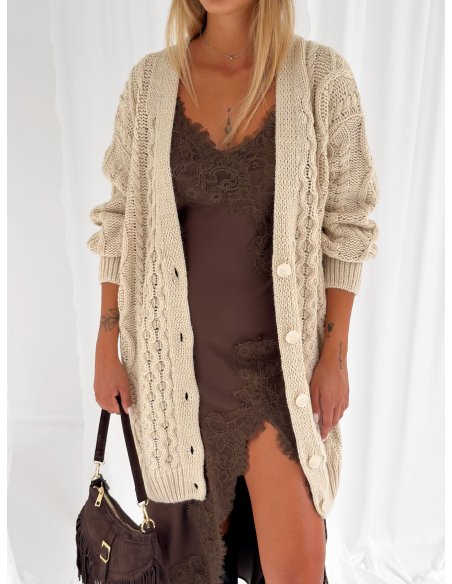Cardigan Oversize traforato