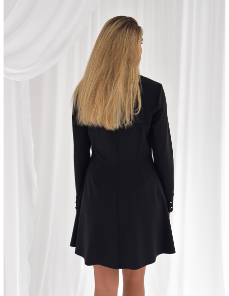 Mini jersey polo dress