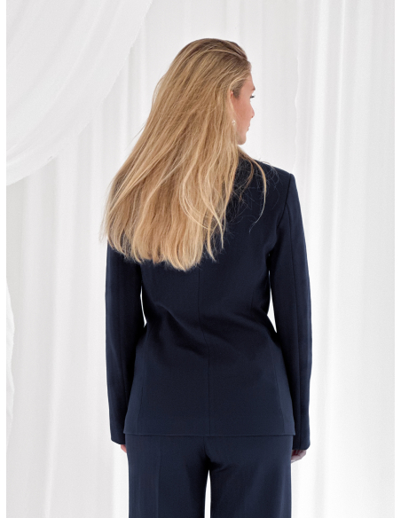 Milano Double-Breasted Herringbone Jacket