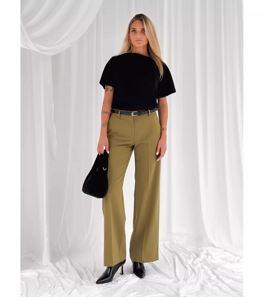 Milan sweater with crater neckline