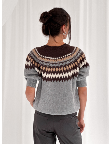 Maglione mezza manica faire isle
