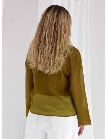 Corean-collar blouse