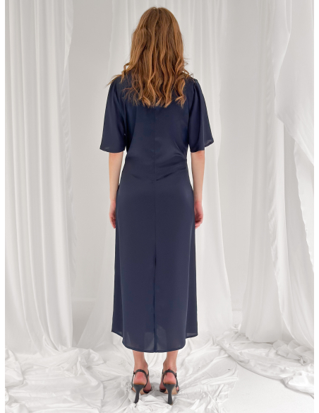 Maxi dress con fusciacca