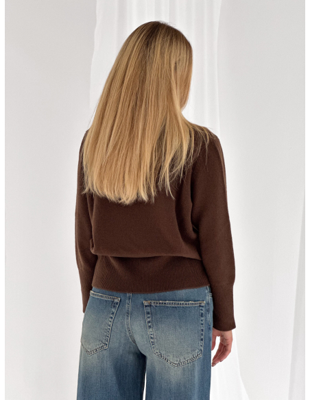 Maglione girocollo in 100% lana