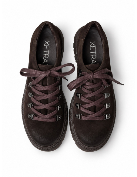 Suede hiking boot