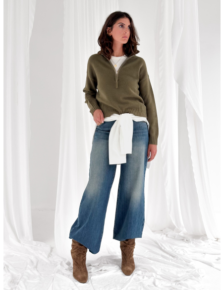 Denim a palazzo lavaggio te