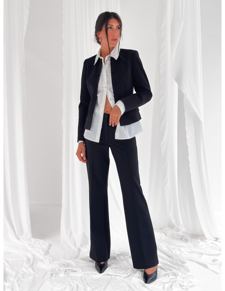 Milanese jacket with kissing buttons
